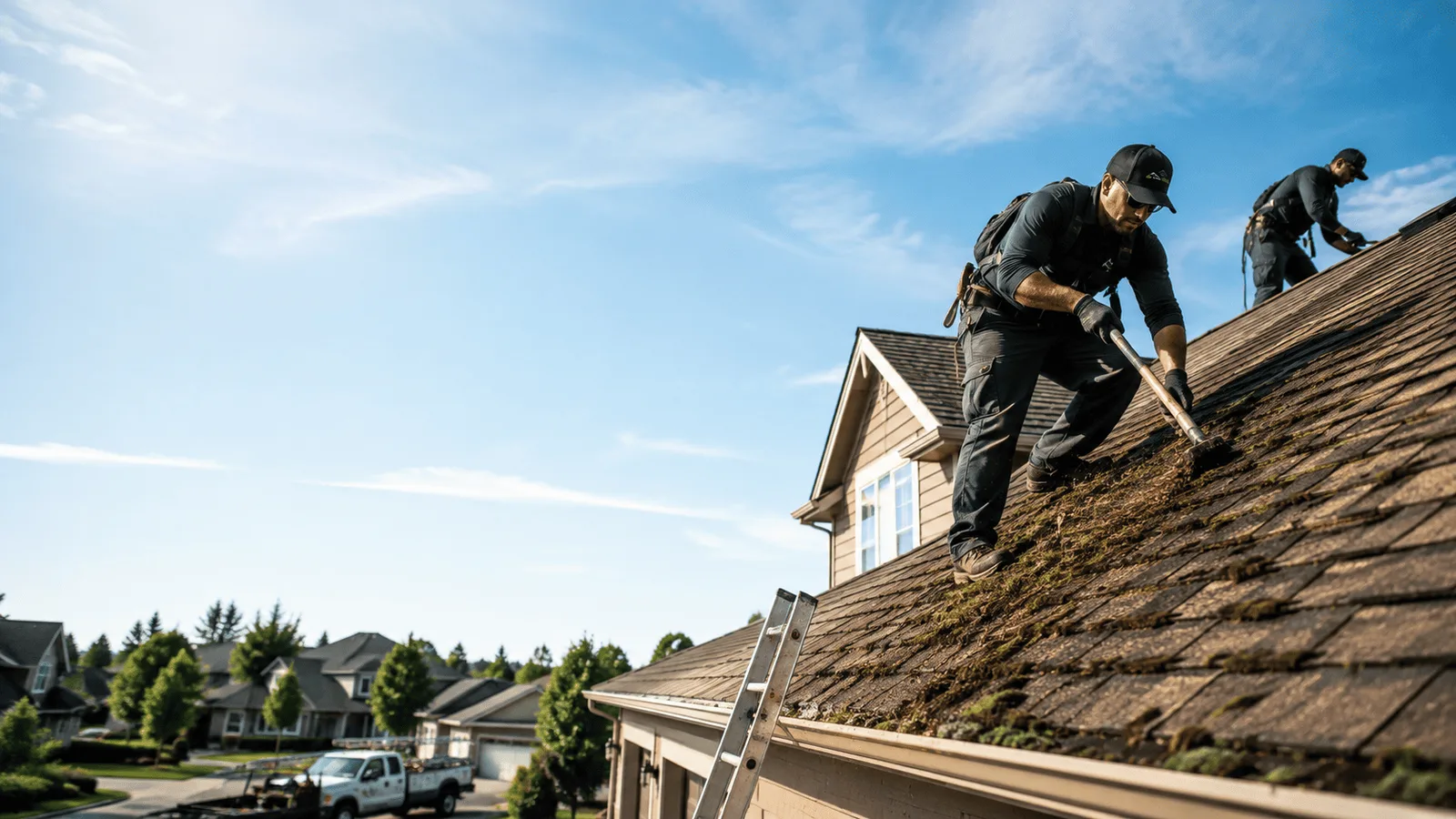Roof Moss Removal in Sutter, IL near me